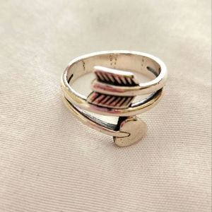 James Avery arrow & heart ring